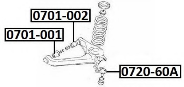 suport,trapez 0701-002 ASVA