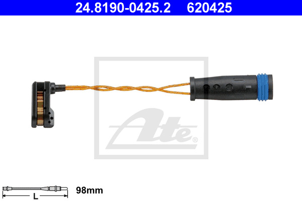 senzor de avertizare,uzura placute de frana 24.8190-0425.2 ATE