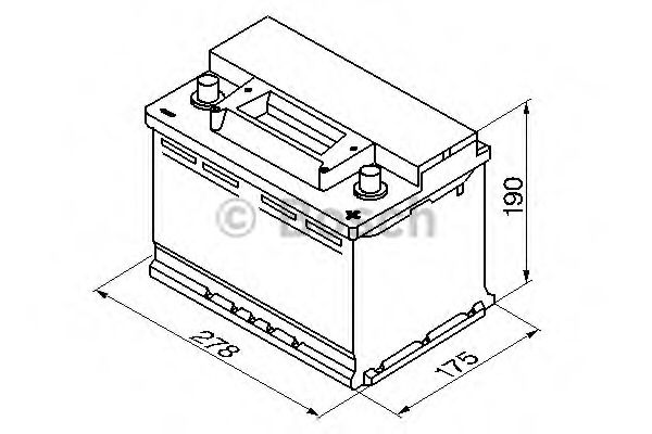 Baterie de pornire 0 092 S30 080 BOSCH