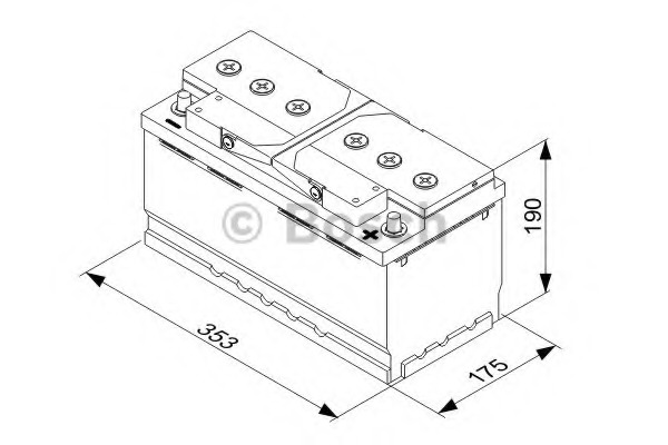 Baterie de pornire 0 092 T30 130 BOSCH