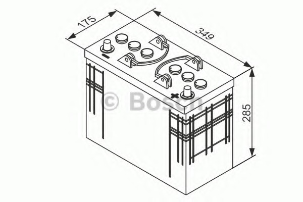 Baterie de pornire 0 092 T30 400 BOSCH