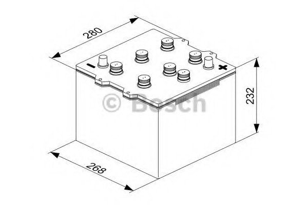 Baterie de pornire 0 092 T30 420 BOSCH