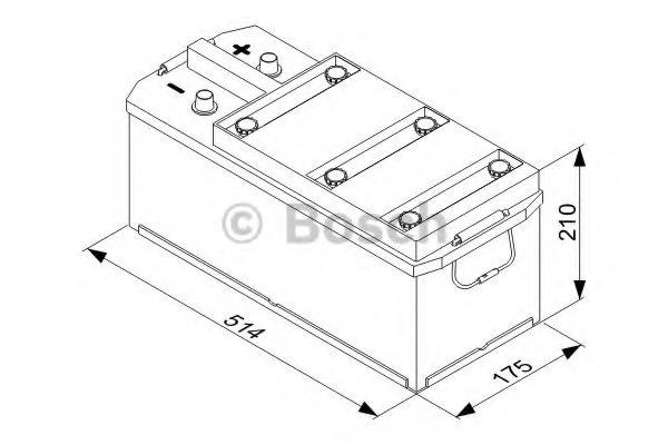 Baterie de pornire 0 092 T30 450 BOSCH