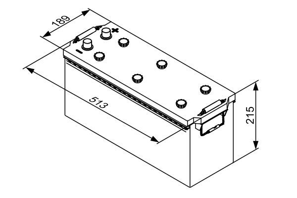 Baterie de pornire 0 092 T30 750 BOSCH