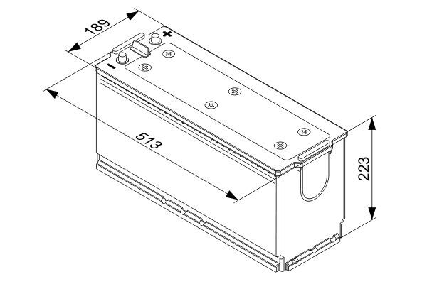 Baterie de pornire 0 092 T40 760 BOSCH