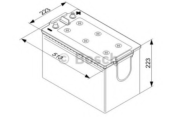 Baterie de pornire 0 092 T40 770 BOSCH