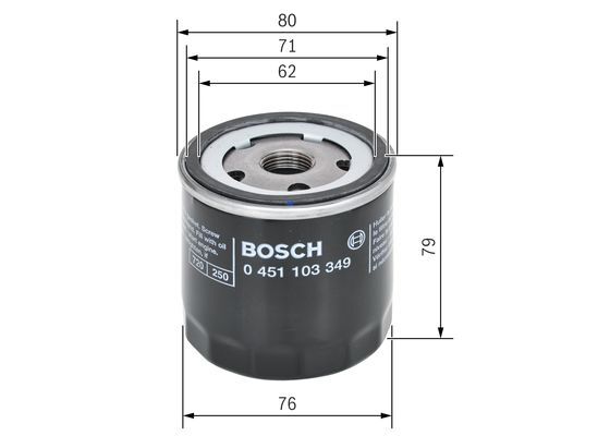 Filtru ulei 0 451 103 349 BOSCH