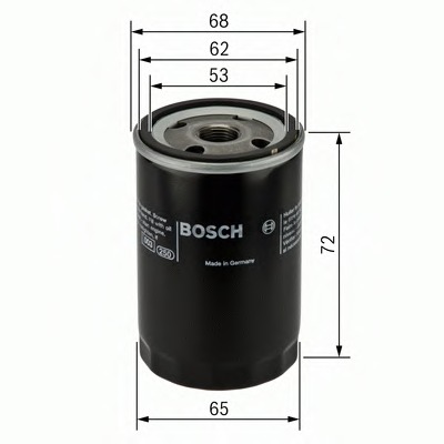 Filtru ulei 0 986 452 028 BOSCH