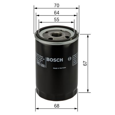 Filtru ulei 0 986 452 061 BOSCH