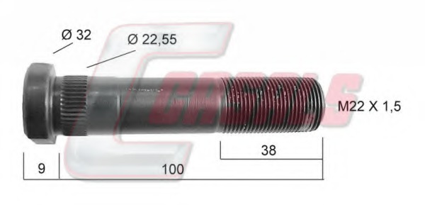 Bolt roata 21215 CASALS