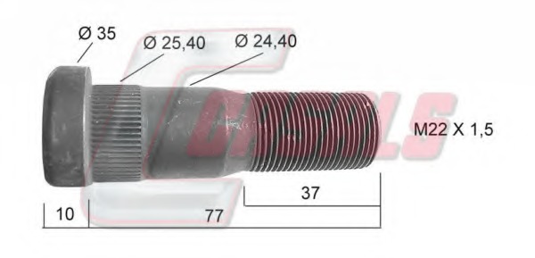 Bolt roata 21259 CASALS