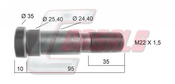 Bolt roata 21260 CASALS