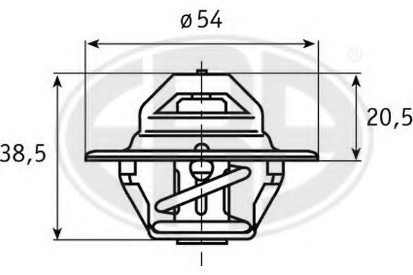 termostat,lichid racire 350035 ERA