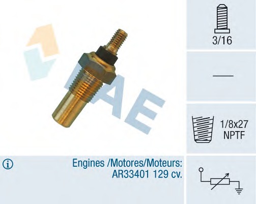 senzor,temperatura lichid de racire 32040 FAE