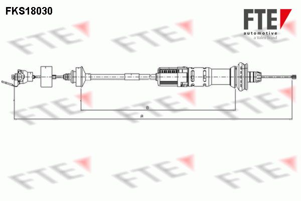 Cablu ambreiaj FKS18030 FTE