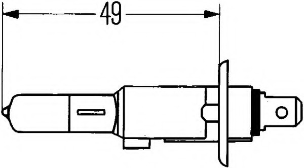 Bec, far faza lunga / Bec, far principal 8GH 002 089-251 HELLA