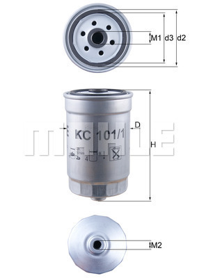 filtru combustibil KC 101/1 KNECHT