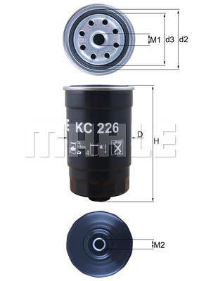 filtru combustibil KC 226 KNECHT