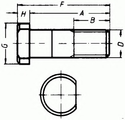 Bolt roata 18808 01 LEMFÖRDER