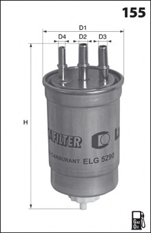 filtru combustibil ELG5393 MECAFILTER