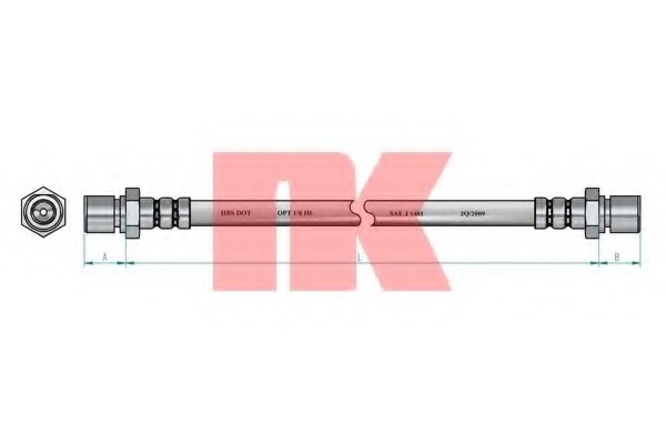 Furtun frana 854758 NK