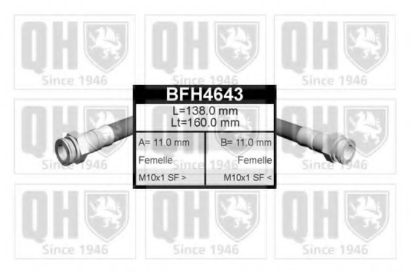 Furtun frana BFH4643 QUINTON HAZELL