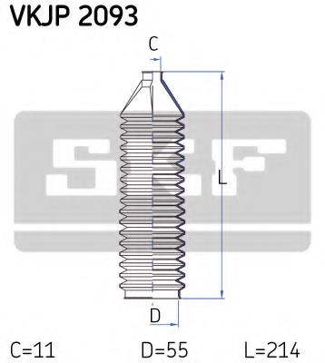 Ansamblu burduf, directie VKJP 2093 SKF