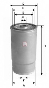 filtru combustibil S 4012 NR SOFIMA