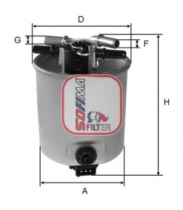 filtru combustibil S 5393 GC SOFIMA