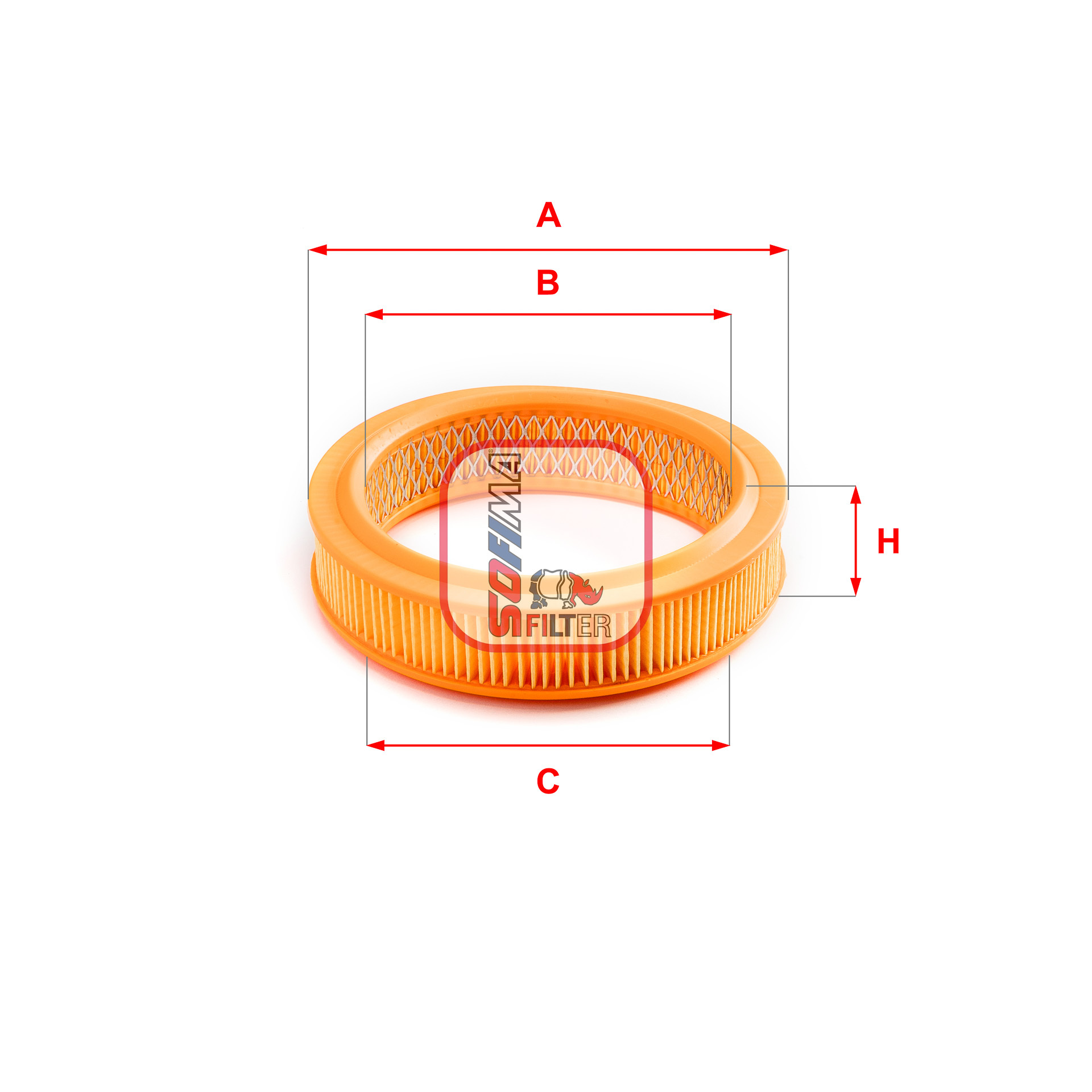 Filtru aer S 8210 A SOFIMA