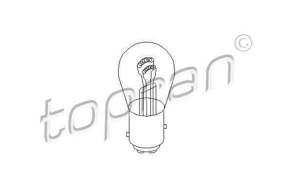 Bec, lampa frana / lampa spate 104 494 TOPRAN