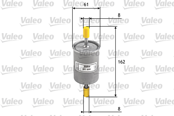 filtru combustibil 587008 VALEO