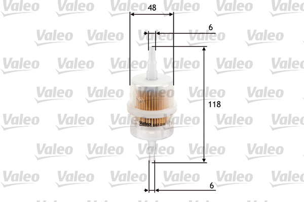 filtru combustibil 587011 VALEO